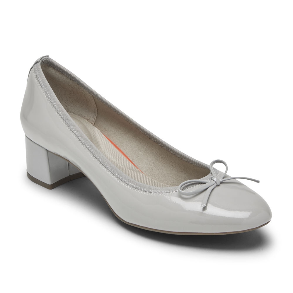 Rockport Pumps For Womens Grey - Total Motion Sydney Bow - CD0417356